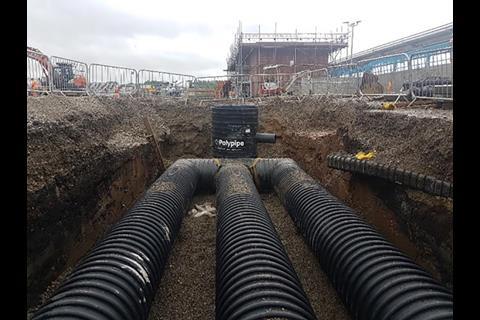 Polypipe supplied main contractor Buckingham Group with drainage products for Northern's £23m King Street depot in Blackburn.